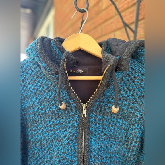 UNISEX HANDMADE 100% WOOL JACKET - Picture 6 of 12